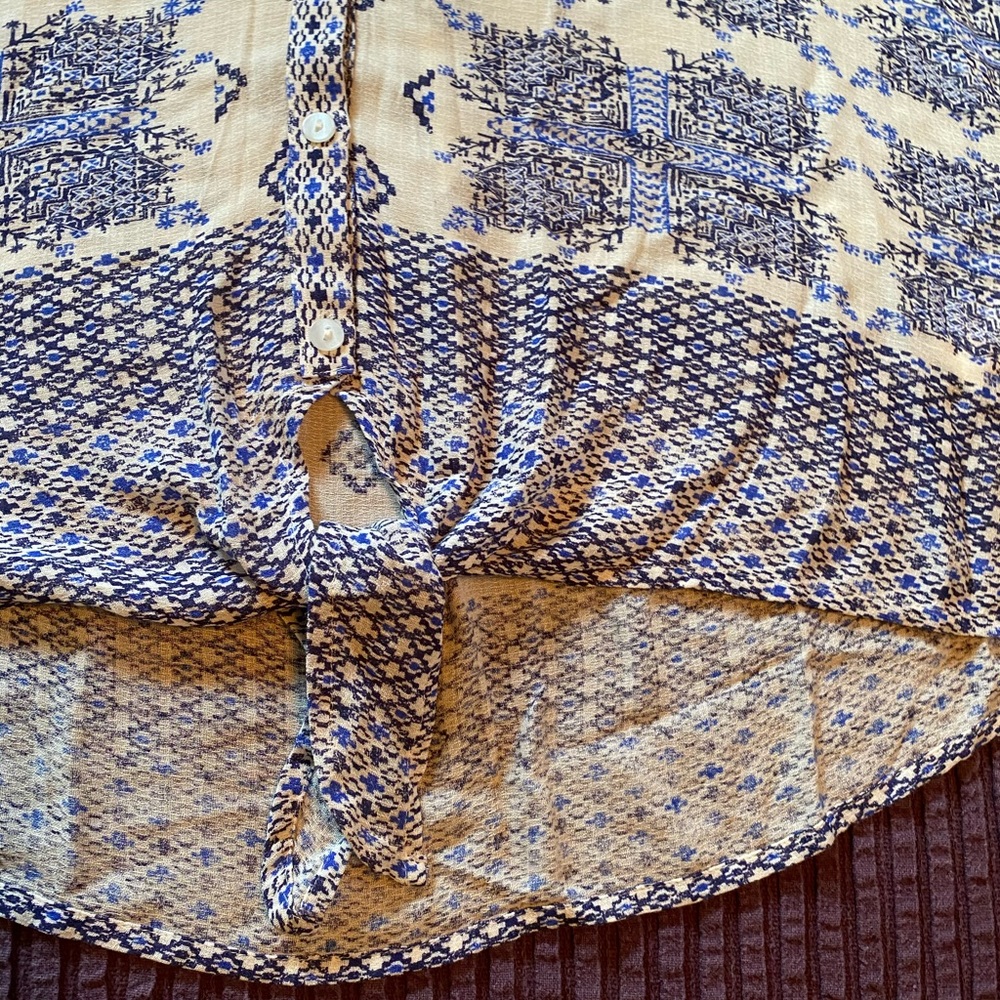 NWT - Lucky Brand Women’s Tie Top - Picture 2 of 6